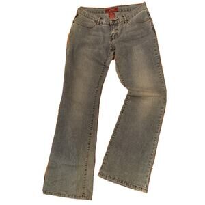 7 Tyte Jeans Junior Women's Vintage Inspired Flared Leg Stretch Denim